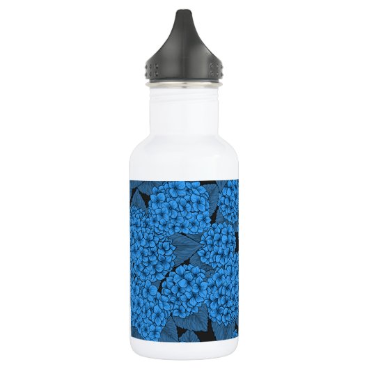Blauwe hydrangea waterfles  (Links)