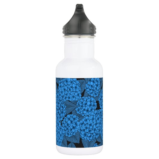 Blauwe hydrangea waterfles  (Rechts)