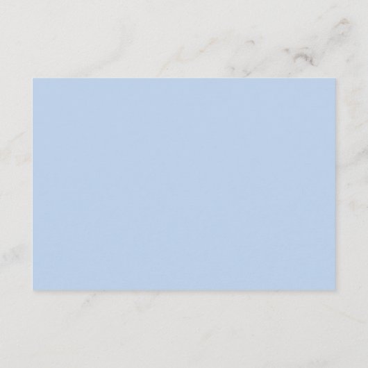 Blauwe Hydrangea Witte Bloemen Bruiloft QR Code Si Informatiekaartje (Achterkant)