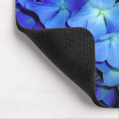 Blauwe hydrangeas, blauwe rozen, elegante blauwe b muismat (Hoek)