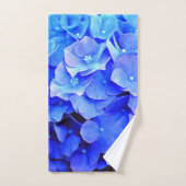 Blauwe Hydrangeas handdoek (Handdoek)