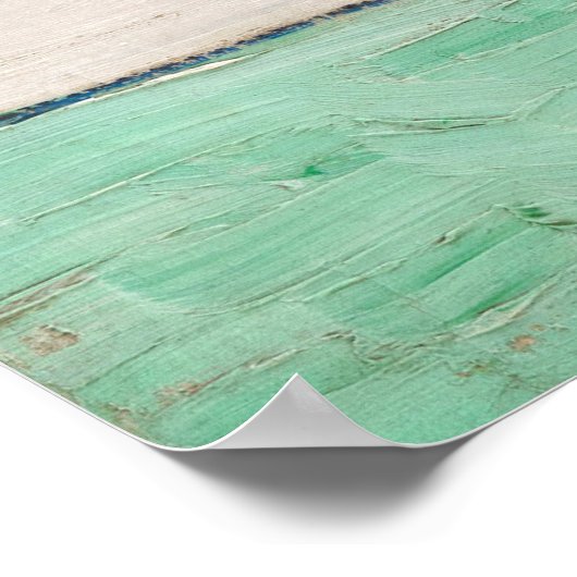 Blauwe Iangen door Vincent Van Gogh Fine Art Poster (Hoek)