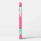 Blauwe Ice Cream Roze Achtergrond Case-Mate iPhone Case (Achterkant / Links)