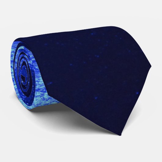 BLAUWE ICE-STROPDAS STROPDAS (Opgerold)