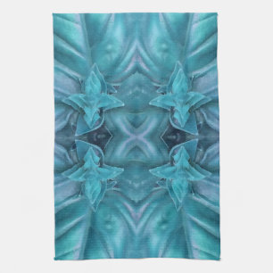 Blauwe Icing Abstract Theedoek
