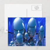 Blauwe ijs briefkaart (Voorkant / Achterkant)