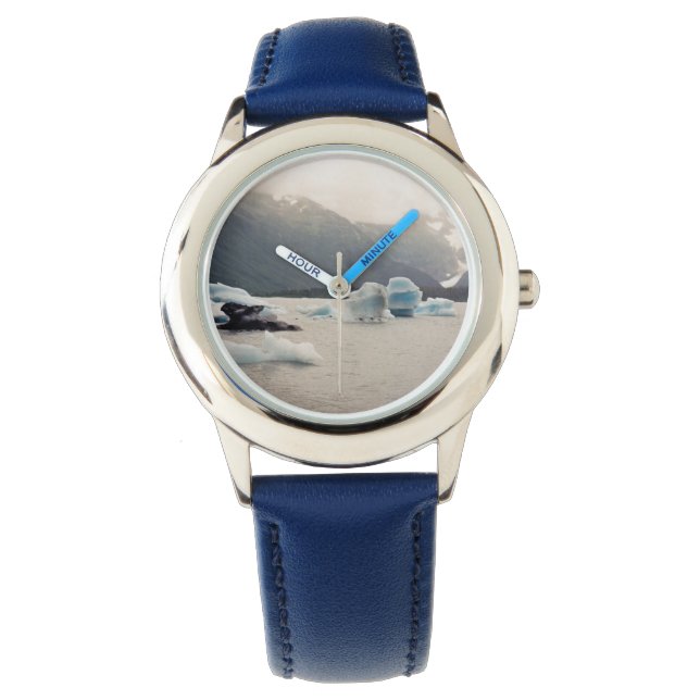 Blauwe ijs horloge (Voorkant)