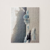 Blauwe ijs legpuzzel (Verticaal)