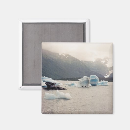 Blauwe ijs magneet (Voorkant / Achterkant)