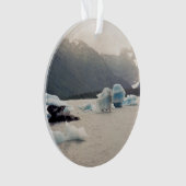 Blauwe ijs ornament (voorkant)