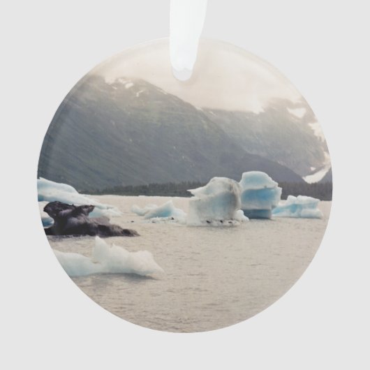 Blauwe ijs ornament (voorkant)
