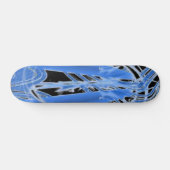 Blauwe ijs persoonlijk skateboard (Horizontaal)