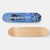 Blauwe ijs persoonlijk skateboard (Horizontaal)