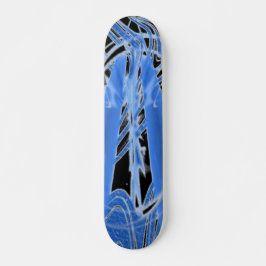 Blauwe ijs persoonlijk skateboard