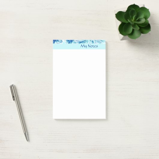 Blauwe ijs post-it® notes (Kantoor)