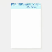 Blauwe ijs post-it® notes (Voorkant)