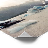 Blauwe ijs poster (Hoek)