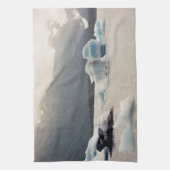 Blauwe ijs theedoek (Verticaal)