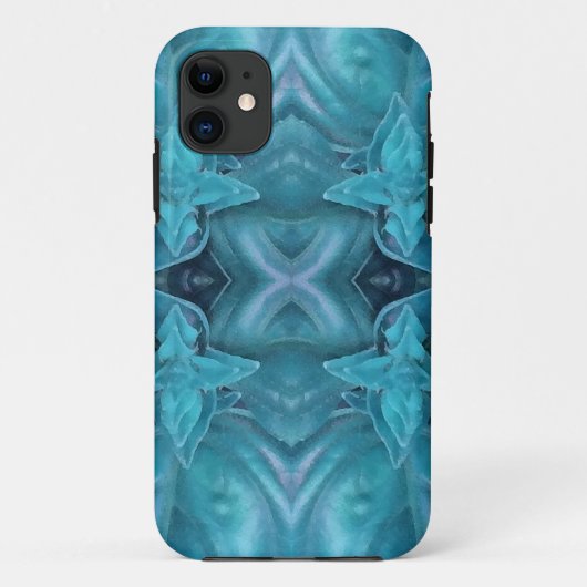 Blauwe Ijsing Abstract Case-Mate iPhone Case (Achterkant)