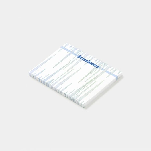 Blauwe Ijspegels Resterende Post-It Notities Post-it® Notes (Schuin)