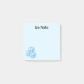blauwe ijsschots post-it® notes (Voorkant)