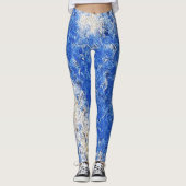 Blauwe ijsstraal Leggings (Voorkant)