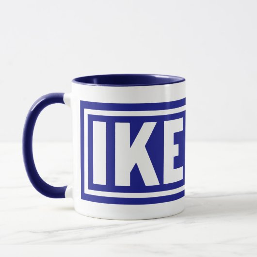 Blauwe Ike 1952 Mok (Links)