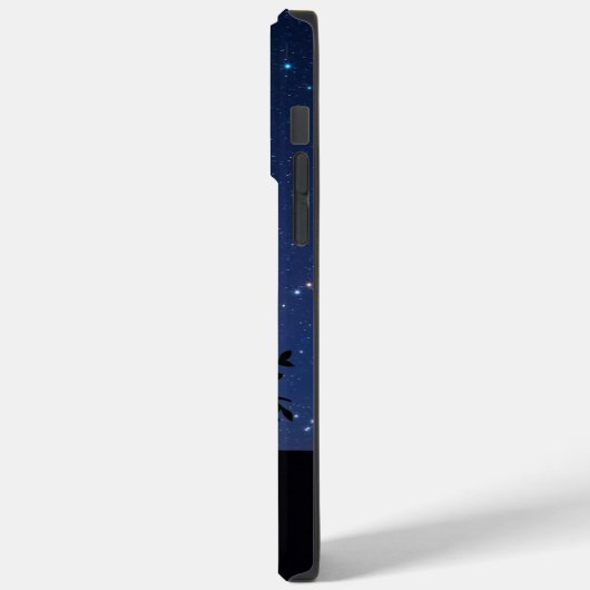 Blauwe illustratie nacht Case-Mate iPhone case (Achterkant / Links)