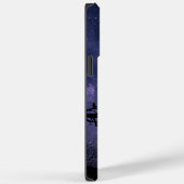 Blauwe illustratie nacht Case-Mate iPhone case (Achterkant / Rechts)