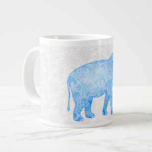 Blauwe Indianenpatroonolifant Grote Koffiekop