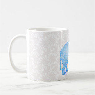 Blauwe Indianenpatroonolifant Koffiemok