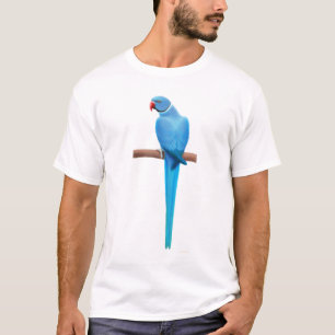 Blauwe Indische ringnek Parrakeet T-Shirt