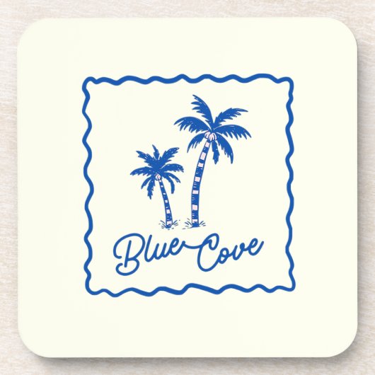 Blauwe Inham Bier Onderzetter (Voorkant)