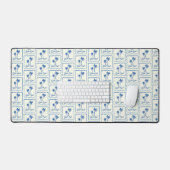 Blauwe Inham Bureaumat (Keyboard & Muis)
