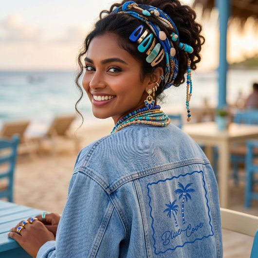 Blauwe Inham Denim Jacket