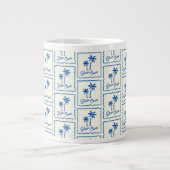 Blauwe Inham Grote Koffiekop (Voorkant)