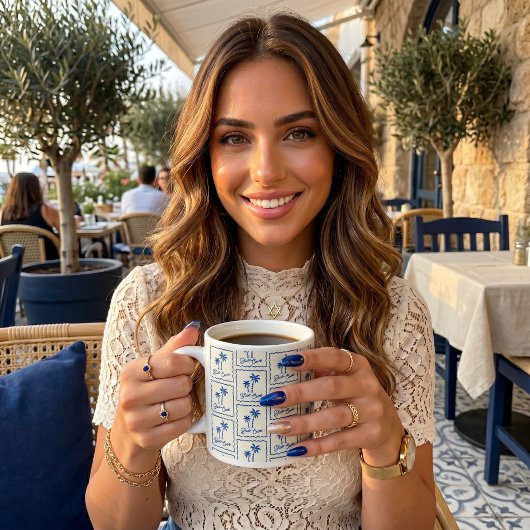 Blauwe Inham Grote Koffiekop