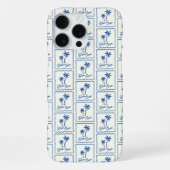 Blauwe Inham iPhone Hoesje (Achterkant)