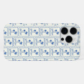 Blauwe Inham iPhone Hoesje (Achterkant horizontaal)