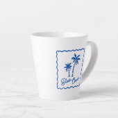 Blauwe Inham Latte Mok (Rechterhoek)