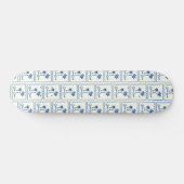 Blauwe Inham Persoonlijk Skateboard (Horizontaal)