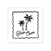 Blauwe Inham Rubberstempel (Afrduk)
