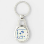 Blauwe Inham Sleutelhanger (Voorkant)