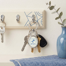 Blauwe Inham Sleutelhanger