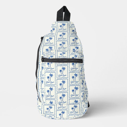 Blauwe Inham Sling Bag (Voorkant)