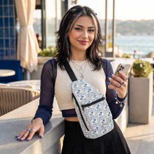 Blauwe Inham Sling Bag