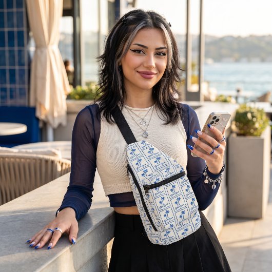 Blauwe Inham Sling Bag