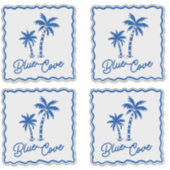 Blauwe Inham Sticker (Voorkant)