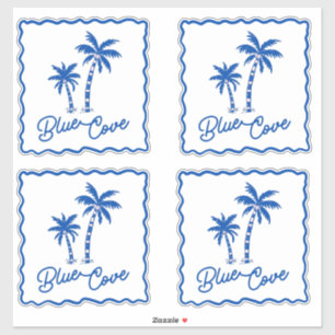 Blauwe Inham Sticker