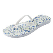 Blauwe Inham Teenslippers (Schuin)